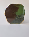 By Hand Onderzetter Earth – Groen/Bruin met gouden accent