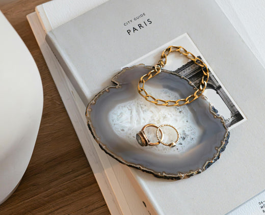 Agaatsteen onderzetter 