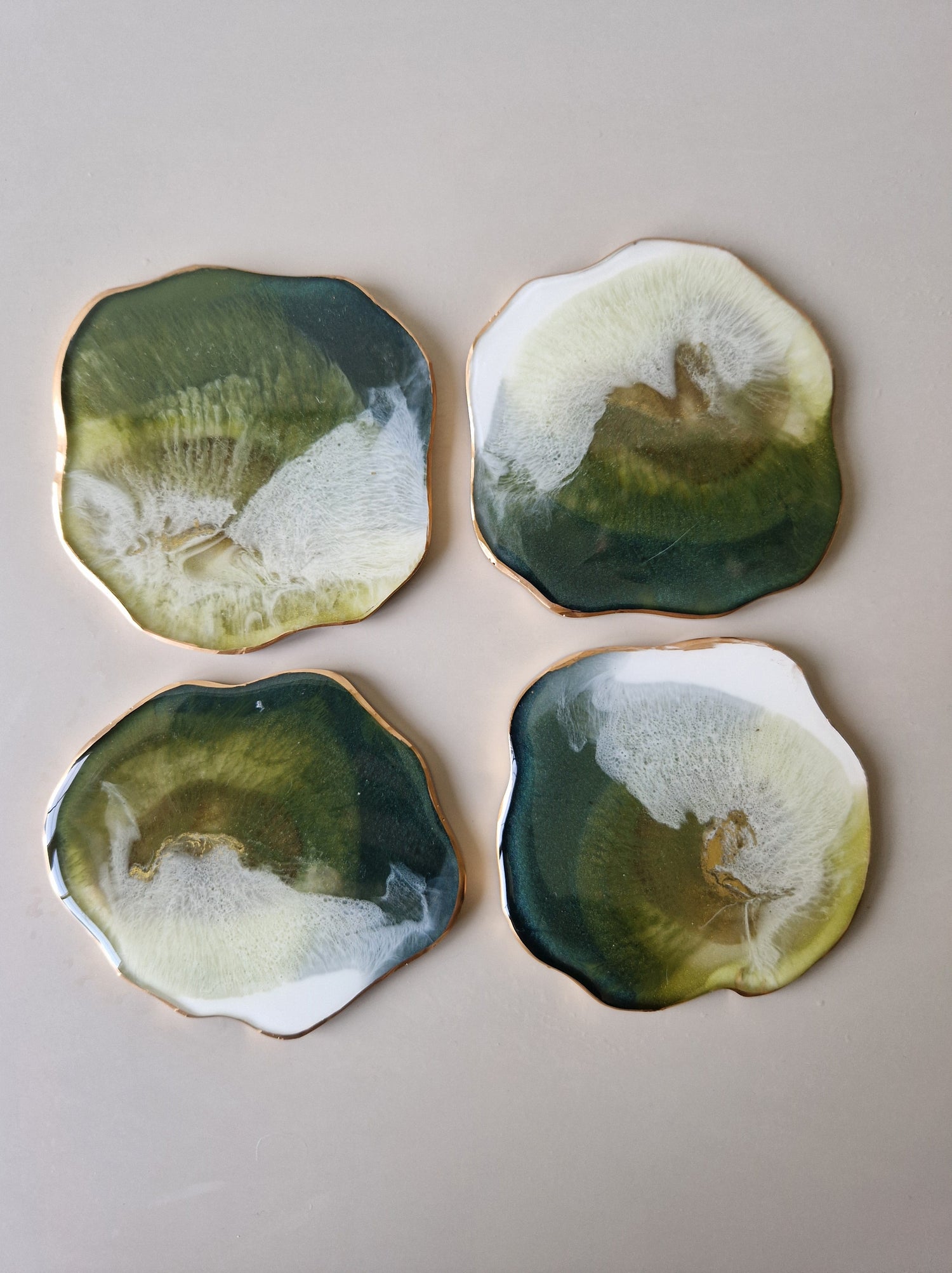 Handgemaakte onderzetters