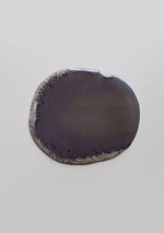 By Nature Onderzetter Ay – Agaat onderzetter met natuurlijke patronen in zachte bruintinten, bovenaanzicht