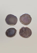 Set By Nature Onderzetters Ay – Agaat in zachte bruintinten, unieke patronen